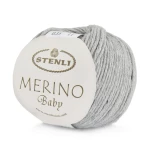 Włóczka Stenli Merino Baby 035 / jasny szary