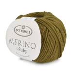 Włóczka Stenli Merino Baby 835 / oliwka