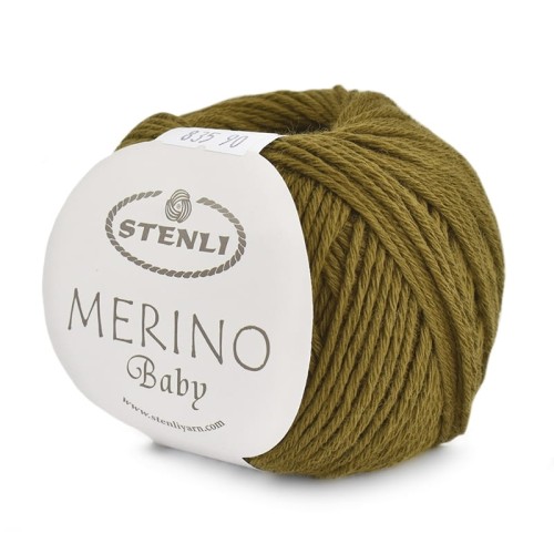 Włóczka Stenli Merino Baby 835 / oliwka