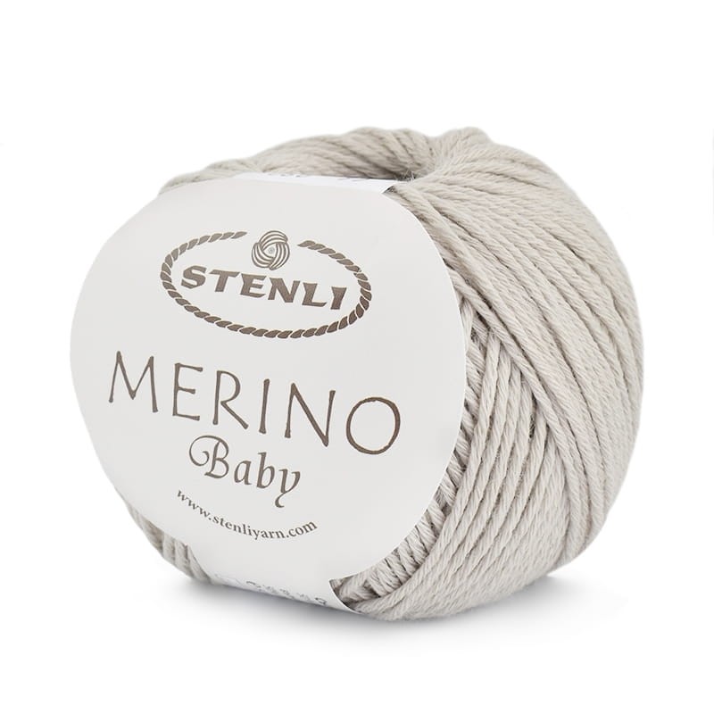 Włóczka Stenli Merino Baby 080 / zimny beż