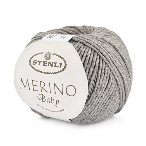 Włóczka Stenli Merino Baby 087 / szary