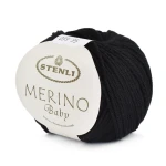 Włóczka Stenli Merino Baby 099 / czerń