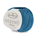 Włóczka Stenli Merino Baby 155 / niebieski