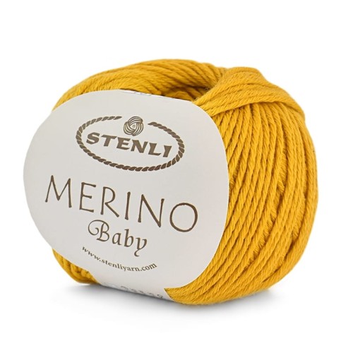 Włóczka Stenli Merino Baby 181 / kurkuma