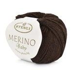 Włóczka Stenli Merino Baby 654 / czekolada
