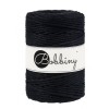 Sznurek skręcany bawełniany Bobbiny Macrame Cord / Czerń / Black / 5mm / 100m