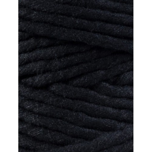 Sznurek skręcany bawełniany Bobbiny Macrame Cord / Czerń / Black / 5mm / 100m