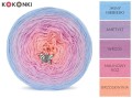KOKONEK CLASSIC B0559 Sweet joy - Jasny niebieski/ametyst/wrzos/malinowy róż/brzoskwinia