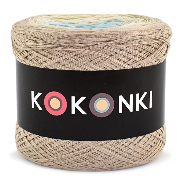 KOKONEK CLASSIC B063 Feels like home - Zimny beż/jasny beż/krem/jasny błękit/błękit