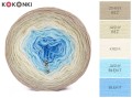 KOKONEK CLASSIC B063 Feels like home - Zimny beż/jasny beż/krem/jasny błękit/błękit