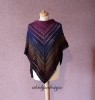 Autorka: Aladyndesign / 4 nitki,  1000 m, /  szydełko 3,5 /Rozmiar  174cm x 72cm /  Wzór:  Secret Paths autorstwa Mijo Crochet