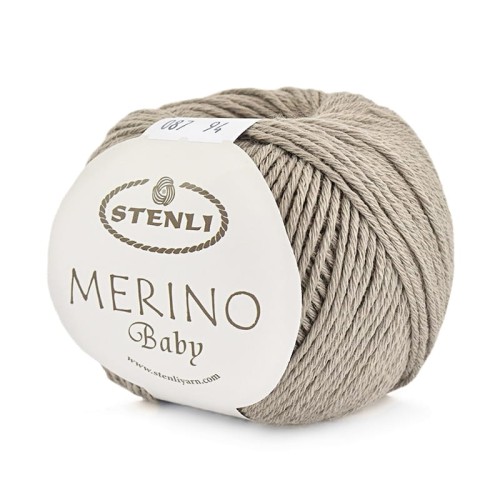 Włóczka Stenli Merino Baby 664 / szarobeżowy