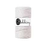 Sznurek skręcany bawełniany Bobbiny Macrame Cord / Księżycowy / Moonlight / 3mm / 100m