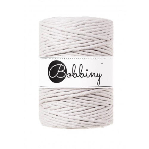 Sznurek skręcany bawełniany Bobbiny Macrame Cord / Księżycowy / Moonlight / 5mm / 100m