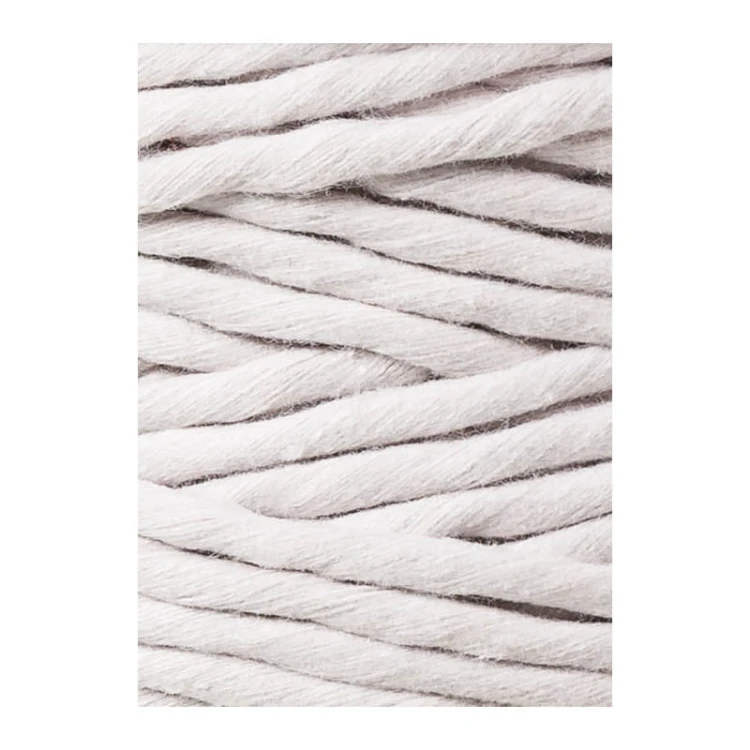 Sznurek skręcany bawełniany Bobbiny Macrame Cord / Księżycowy / Moonlight / 5mm / 100m