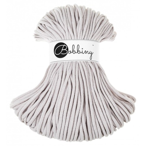 Sznurek pleciony bawełniany Bobbiny Premium / Księżycowy / Moonlight / 5 mm / 100 m
