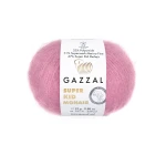 Włóczka Gazzal Super Kid Mohair 64412 / chłodny róż