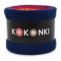 KOKONEK CLASSIC B070 - Granat/jeżyna/czerwień/mango/intensywny żółty
