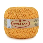 Włóczka Stenli Linen 17 / żółty