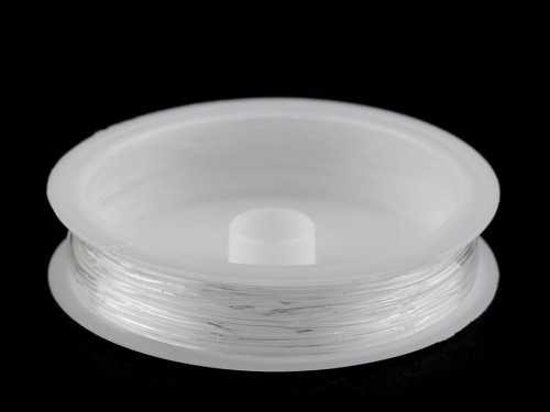 Gumka okrągła transparentna 1 mm / 4,5 - 5 m / 1 szt.