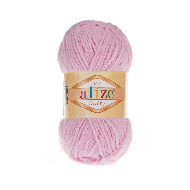 Włóczka Alize Baby Softy 185 / jasny róż