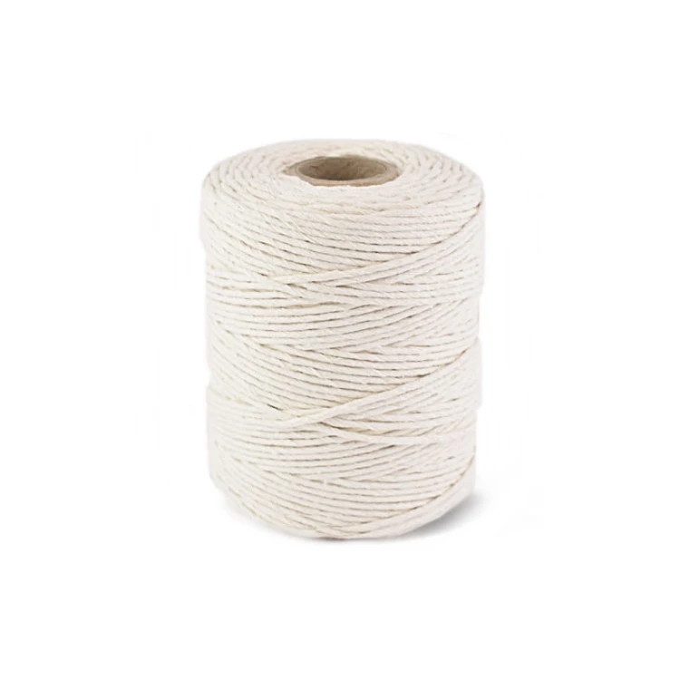 Sznurek do makramy bawełniany skręcany 2mm / naturalny