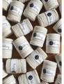 Sznurek skręcany 3-żyłowy bawełniany Bobbiny 3ply Macrame Rope / Naturalne Złoto / Golden Natural / 5 mm / 100 m