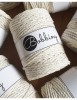 Sznurek skręcany 3-żyłowy bawełniany Bobbiny 3ply Macrame Rope / Naturalne Złoto / Golden Natural / 5 mm / 100 m