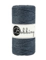 Sznurek skręcany bawełniany Bobbiny Macrame Cord / Grafitowy / Charcoal / 3mm / 100m