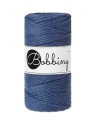 Sznurek skręcany bawełniany Bobbiny Macrame Cord / Jeansowy / Jeans / 3mm / 100m