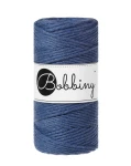 Sznurek skręcany bawełniany Bobbiny Macrame Cord / Jeansowy / Jeans / 3mm / 100m