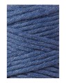 Sznurek skręcany bawełniany Bobbiny Macrame Cord / Jeansowy / Jeans / 3mm / 100m