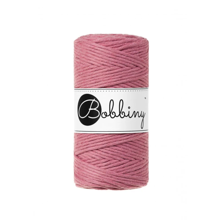 Sznurek skręcany bawełniany Bobbiny Macrame Cord / Kwiatowy / Blossom / 3mm / 100m