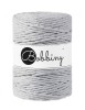Sznurek skręcany bawełniany Bobbiny Macrame Cord / Jasny szary / Light Grey / 5mm / 100m