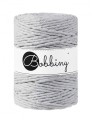Sznurek skręcany bawełniany Bobbiny Macrame Cord / Jasny szary / Light Grey / 5mm / 100m