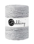 Sznurek skręcany bawełniany Bobbiny Macrame Cord / Jasny szary / Light Grey / 5mm / 100m
