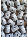 Sznurek skręcany bawełniany Bobbiny Macrame Cord / Jasny szary / Light Grey / 5mm / 100m