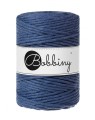 Sznurek skręcany bawełniany Bobbiny Macrame Cord / Jeansowy / Jeans / 5mm / 100m