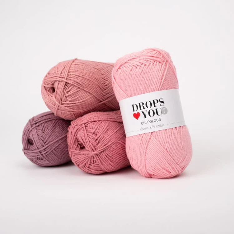 Włóczka Drops Loves You #7 / 25 liliowy
