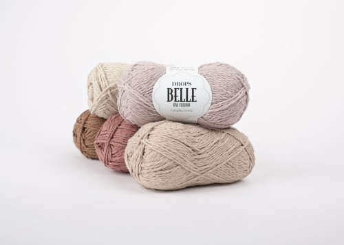 Włóczka Drops Belle / 25 leśny brąz