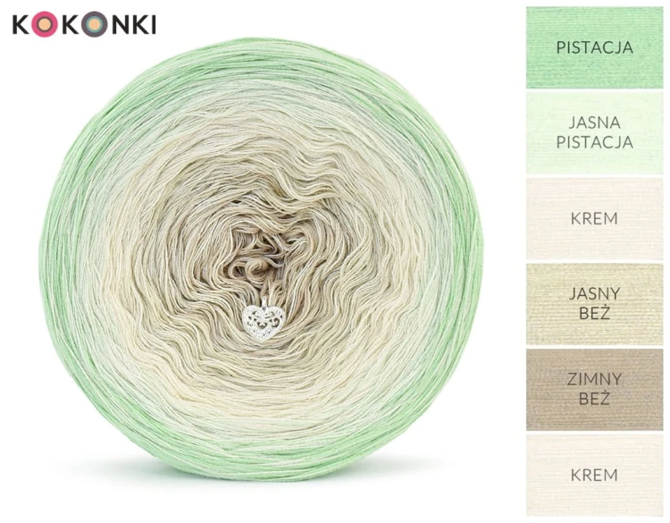 KOKONEK Cream Rare R78 - Pistacja/jasna pistacja/krem/jasny beż/zimny beż + krem