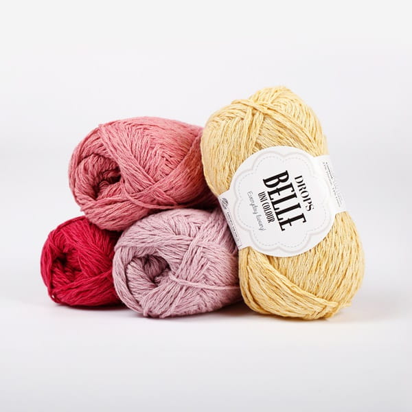 Włóczka Drops Belle 11 / stary róż