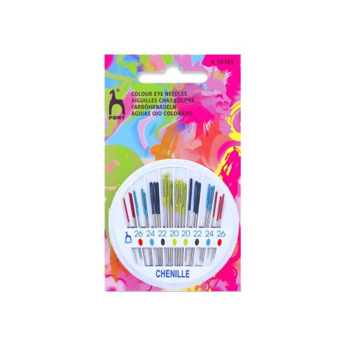 Igły do haftu z czubkiem Pony nr 22-24 / 24 sztuki / 10171