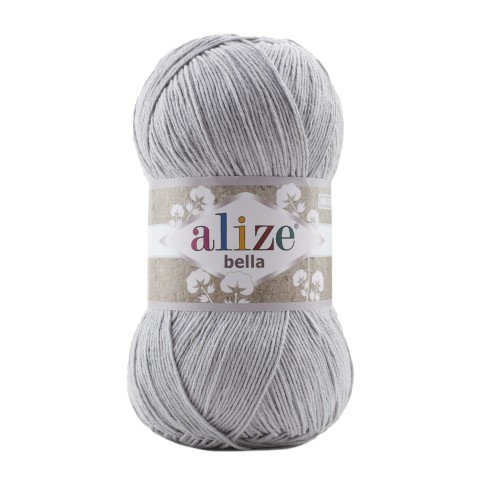Włóczka Alize Bella 21 / szary / 100 g