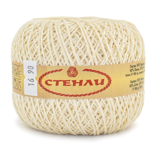 Włóczka Stenli Linen 16 / wanilia