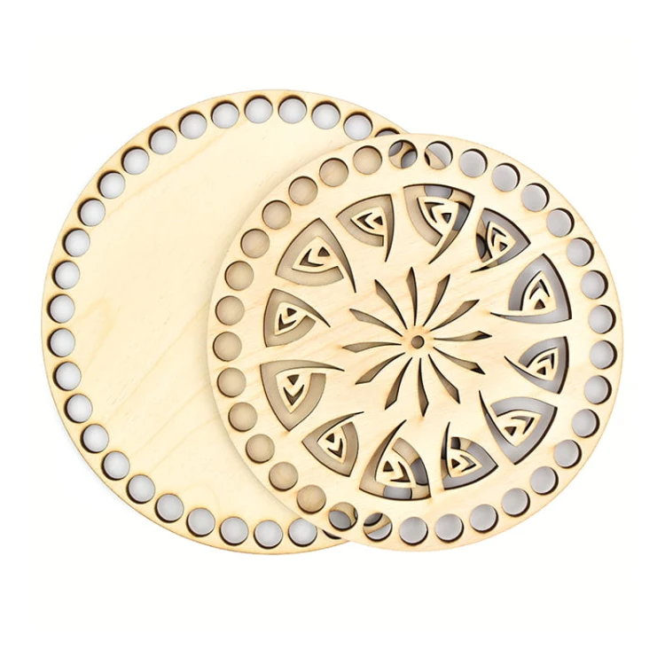 Komplet baza + wieczko koszyka NATIV 3 / koło / średnica 15 i 17 cm / otwory 10 mm