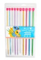 Zestaw szydełek tunezyjskich 35 cm CP100141 /2,5 - 8,0 mm / 10 sztuk