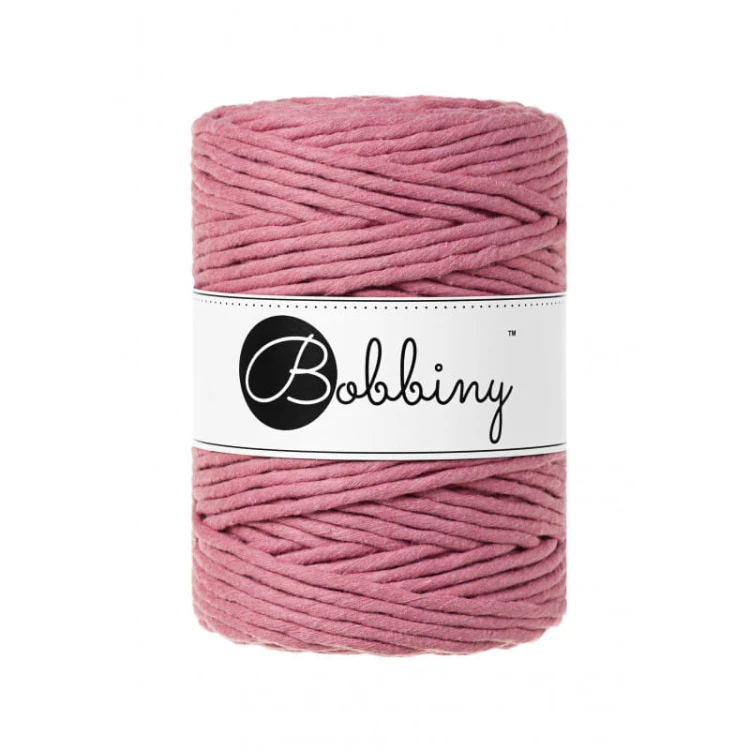 Sznurek skręcany bawełniany Bobbiny Macrame Cord / Kwiatowy / Blossom / 5mm / 100m