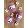 Sznurek skręcany bawełniany Bobbiny Macrame Cord / Kwiatowy / Blossom / 5mm / 100m