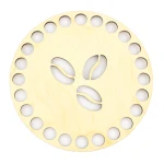 Baza podkładka pod kubek / ziarno / średnica 11.5 cm / otwory 10 mm
